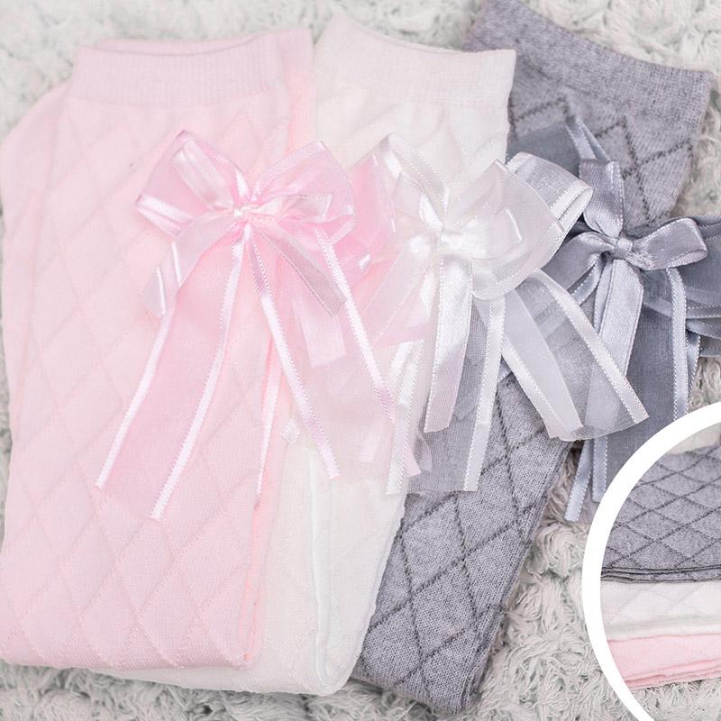 High Socks With Bow